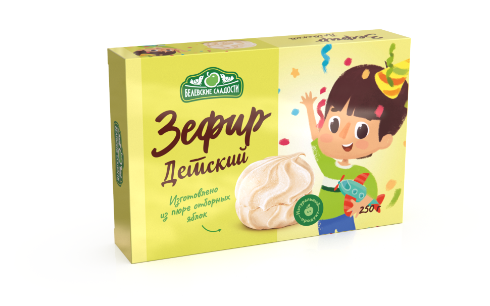  Зефир белевский "Детский" 250г в Кыштыме