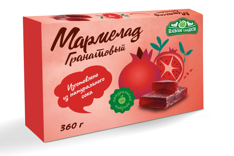  Мармелад  "Гранатовый" белевский 360г  в Кыштыме