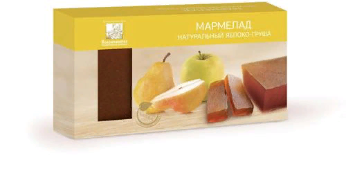  Мармелад пластовый 210г ЯБЛОКО-ГРУША в Кыштыме