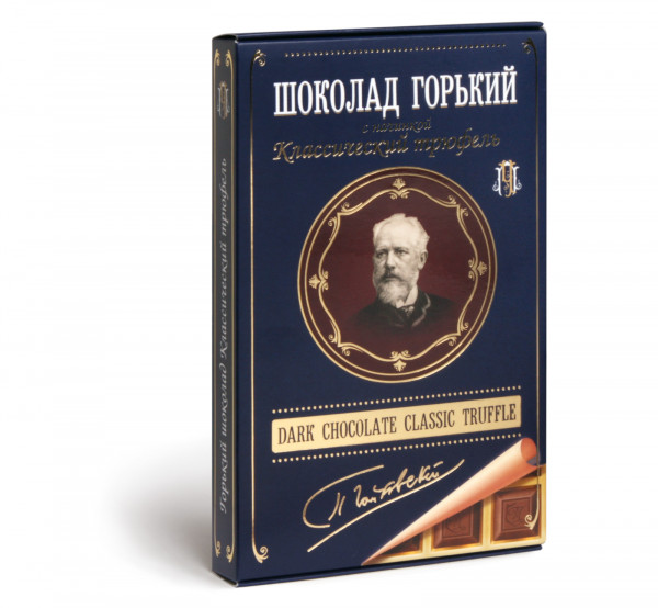 №1 Фабрика Томер  Горький шоколад ТРЮФЕЛЬ классический (Чайковский), 112г в Кыштыме